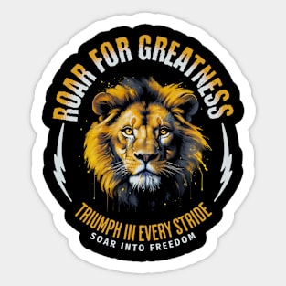 Roar Lion Sticker